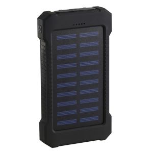 50000mAh Solar PowerBank Charger USB Ports Power Bank External Charger Flashlight IP65 Waterproof Large-Capacity Portable Fast Charge