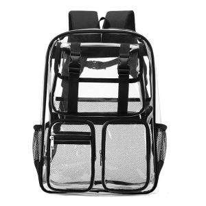 2026 New Style Travel Multifunctional Transparent Bag Multi-pocket Large Capacity PVC Backpack