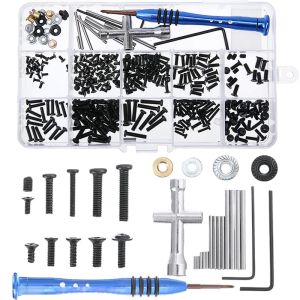 YAFEN 1 Set For WLtoys 144010 144001 144002 124016 124017 124018 124019 RC Car Parts Metal Upgrade Retrofit Screw Tool Box