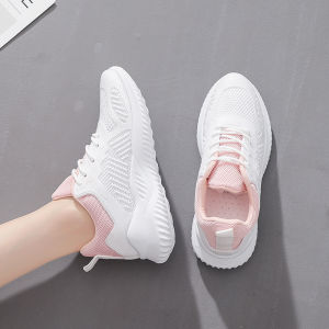 2022 Spring and Summer New Mesh Breathable Casual Womens Shoes Students All-match Non-slip Sports Running Shoes Women