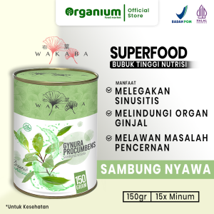 WAKABA Superfood Sambung Nyawa Makanan Padat Nutrisi Cegah Kanker dan Atasi Sinusitis - 150g