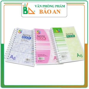 Sổ Lò Xo Hải Tiến A6 100 Trang viết êm tay