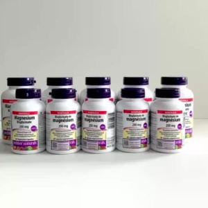 [Hàng Công Ty] Viên uống Magnesium Bisglycinate 200mg Magie Webber Naturals hỗ trợ sức khỏe cơ xương và thần kinh