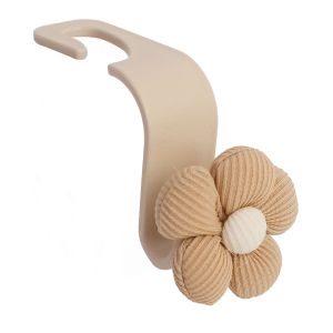 4PCS Car Hook Universal Car Seat Headrest Hooks Strong Load-bearing Flower Shaped Bag Hangers Auto Organizing Accessories