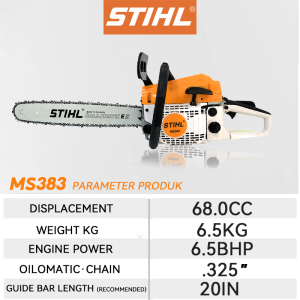 Gergaji Mesin Chainsaw 2Tak 20/22/24inch Gergaji Potong Pohon Kayu Gergaji Mesin Potong Kayu Kualitas Terbaik By Germany Technology