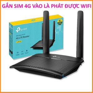 Phát WiFi Bằng Sim 4G TP-Link MR100 Tốc Độ 300 Mbps- Chính Hãng dùng cho lắp camera thiết bị