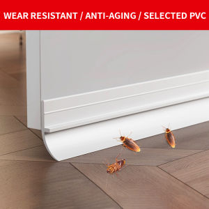 B.LIVEM 【จัดส่งภายใน 2-3 วัน】90*4cm ขอบประตูกันแมลง ที่กั้นประตู ที่กั้นประต ขอบประตูPlus อุปกรณ์ปรับปรุงบ้าน ขอบประตูกันแอรออก กาวในตัว กันน้ำสิ่งประดิษ