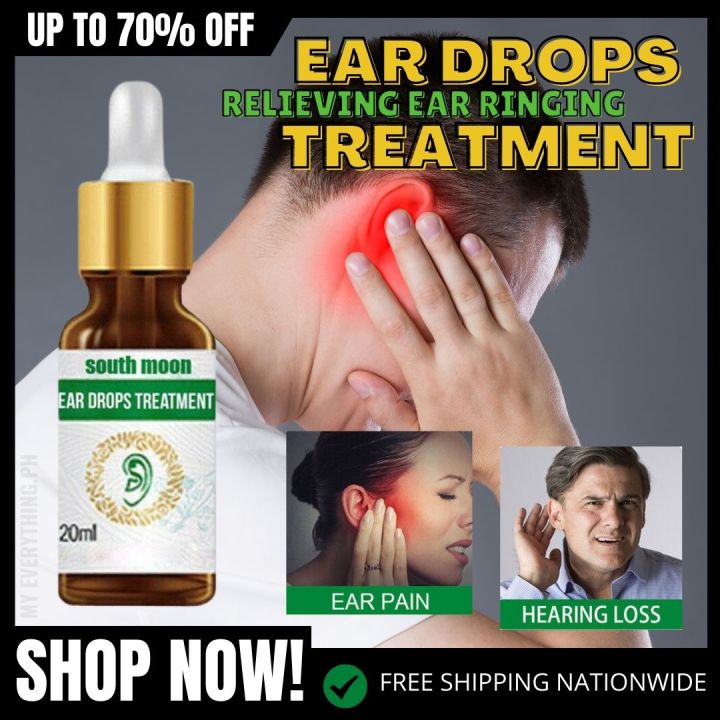 NEW!! South Moon Ear Drops Treatment Ear Ringing Relieving Ear Drops