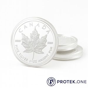 Premium Acrylic Coin Capsules 38mm for 1oz Canadian Maple Silver Coin