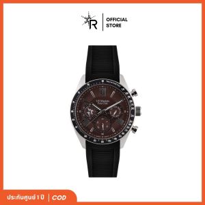 US MASTER นาฬิกาข้อมือผู้ชาย สายซิลิโคน บอกวัน-วันที่ ดูเวลา 24 hr นาฬิกาควอตซ์ ประกัน 1 ปี USM-EA10