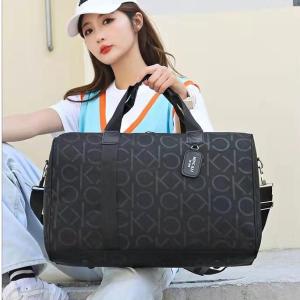 DCH10 Realpic & Video Tas Travel Tas Perjalanan Tas Berpergian Tas DUFFEL Impor Kulit PU