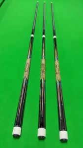 58-inch Split Billiard Cue with a Large Tip Suitable for American 9-ball and Chinese 8-ball Pool.