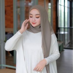BISA COD BEST SELER Hijab Bella Square Kerudung Segi Empat Bahan Polly Cotton Promo