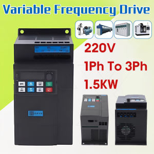 1.5KW 2.2KW Frequency Inverter 220V To 380V VFD VSD Single Phase To Three Phase Variable Frequency Drive Motor Speed Controller