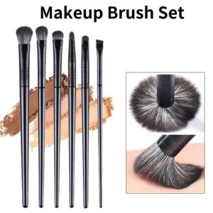 6pcs Makeup Brushes Tool Set Eye Shadow Power Blush Makeup Blending Eyeshadow Makeup Tool Women