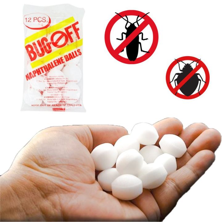 Fu billion 120pcs Naphthalene Balls Alcampor Moth Balls Repellent ...