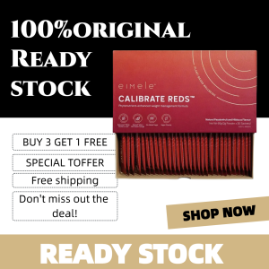 【100% original-BUY 3 GET 1 FREE】Eimele Calibrate Reds/亦餐纤体粉/口服纤体针粉 (Carbo-Blocker Weight Loss Bloating )