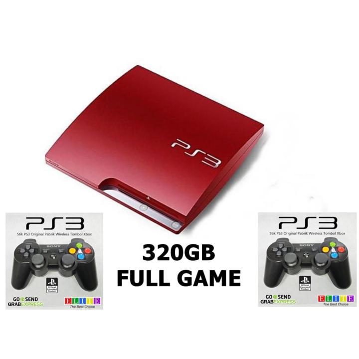 PS3 SLIM OFW 320 GB FULL GAME 2STIK PAKET LENGKAP FULL GAME 320GB