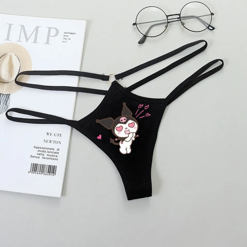 Sexy Cute Ladies Underwear Anime Hello Kitty Kuromi Suspender Beautiful  Back Comfortable Sling Vest Cartoon Bikini Bra Girl Gift
