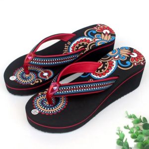 [Free Shipping] New Summer Collection: WomenS Thick-Soled Slippers Suitable For Outdoor Wear With A Non-Slip Soft Sole Comfortable Wedge Heel And A One-Strap Design.Made Of PVC Material