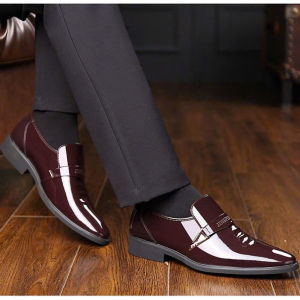 Giày mọi nam Giày da bóng B52 công sở kiểu dáng sang trọng lịch lãm bảo hành 6 tháng