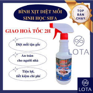 BÌNH XỊT DIỆT MỐI TẬN GỐC SIFA 493ML chai xịt chống mối mọt hiệu quả cao nhanh chóng diệt mối ăn gỗ giấy chai hóa chất phun diệt côn trùng gián rận bọ chét thuốc diệt mối mọt tận gốc