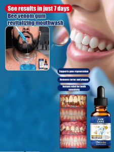 Bee Venom Mouthwash Oral Care/Anti-Inflammation Tooth Treatment Drops/Periodontal Regeneration Daily Rinse/Comfort Clean Solution For Oral Health