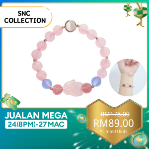 【SNC】< 小狐仙手串> 水晶手鏈女 人缘感情防小人 Crystal Bracelet for Women Accessories Women Bangles Bracelets Gelang Tangan Perempuan