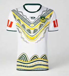 2025-2026 NRL Rugby Print Training Breathable Quick-Drying Sportswear Mens and Womens Short Sleeve Beach Surfing Wear