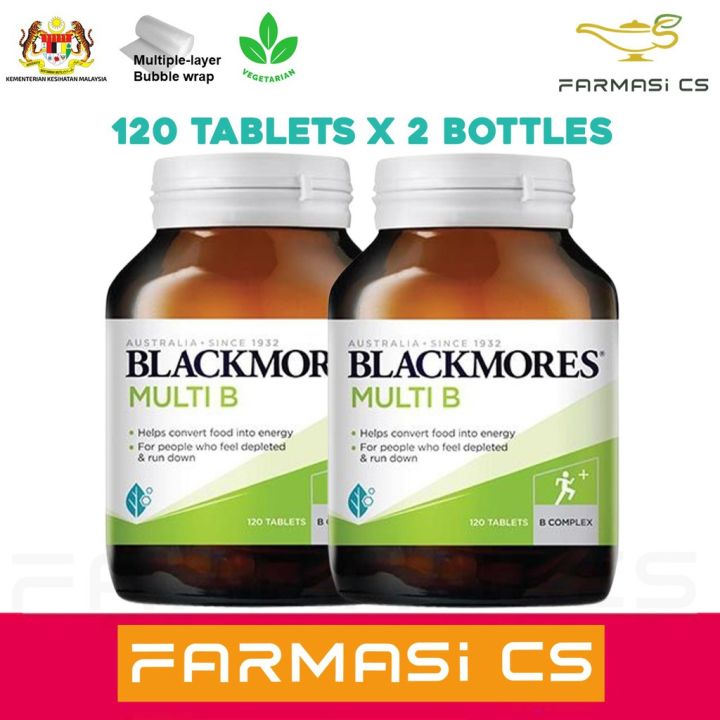 BLACKMORES Multi B 120 tablets x 2 bottles (TWIN) EXP04/2025 [ Vitamin