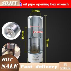 SDJZT 17 19mmdiesel phun nhiên liệu ống lục giác mở loại bỏ tay áo cảm biến Oxy cờ lê Ống tay áo hội thảo Thiết bị dụng cụ cầm tay