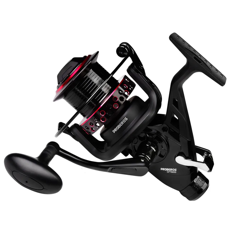 PROBEROS Fishing Reel 12kg-24kg Max Drag Spinning Reel Carp Front and Rear  Drag System Fishing Wheel Ultralight Saltwater Freshwater Fishing  Accessories Gear 3000 4000 5000 6000 7000 8000 Series
