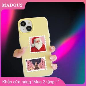 [COD] MADOU2 50 miếng dán tem giáng sinh đề can cho máy tính xách tay sổ lưu niệm Mũ bảo hiểm Guitar miếng dán thẩm mỹ sáng tạo tự làm