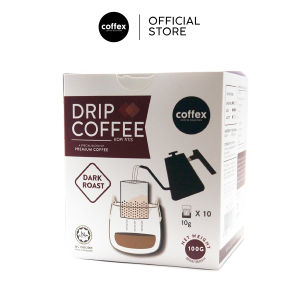 Coffex Coffee - Drip Coffee Dark Roast Arabica & Robusta (10g x 10s)