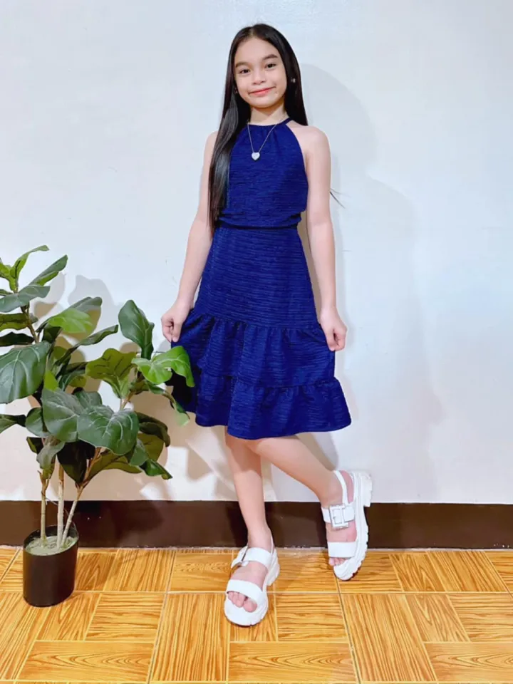 ATtrendS JUDITH DRESS Plain Bark Crepe Sleeveless Backless Dress