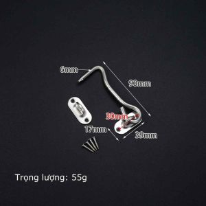 MÓC CỬA CHỐT CỬA SỔ CHỐNG GIÓ GIẬT VA ĐẬP BẰNG THÉP KHÔNG GỈ - SHOPE