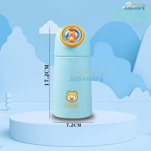 [SG Seller]Portable Pocket Insulated Bottle Mini Vacuum Flask for Kids Cute Bear Mini Thermos