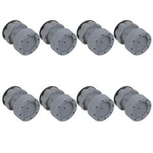 8Pcs Universal Adjustable Height Washing Machine Foot Pad Anti Vibration Refrigerator Base Fixed Nonslip Feet Stabilizer