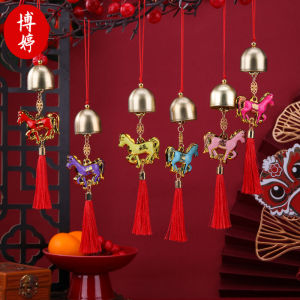 Festival ornament gifts festive and lucky charm pendants door ornaments necklaces accessories DIY small ornaments materials新年滴油福马挂件风铃 塑料喜庆小挂饰 盆景装饰开业饰品挂件