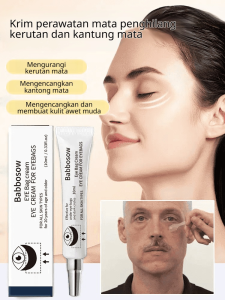 Krim Mata JUELREOU Menghilangkan Kerut dan Kantung Mata Krim Mata Niacinamide Mengencangkan dan Mencerahkan Garis Halus