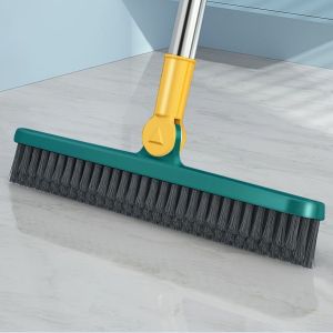Toilet Floor Brush Cleaning Tile Floor Washing Long Handle Bristle Bathroom Brush Floor Toilet Brush Large Floor Brush Artifact