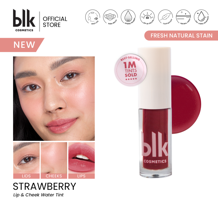 blk cosmetics fresh lip and cheek water tint strawberry | Lazada PH