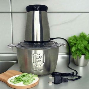 LE Chopper Blender daging penggiling Meat Mincer Elektrik Stainless Steel Chopper Grinder