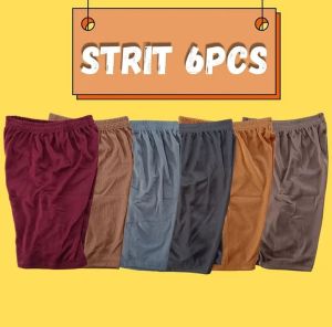 6 PCS SHORT DALEMAN PENDEK Wanita Dewasa Dan Remaja Harga Grosir