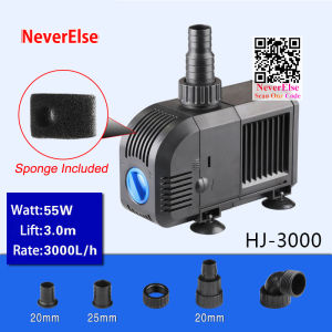 7W~150W Adjust Submersible Water Pump for aquarium fishtank coral reef marine aquarium water pump regulate flow water pump for fishtank pool Fountain Pump aquarium pond outdoors Garden rockery Hydroponic filter sponge aquarium submersible pump