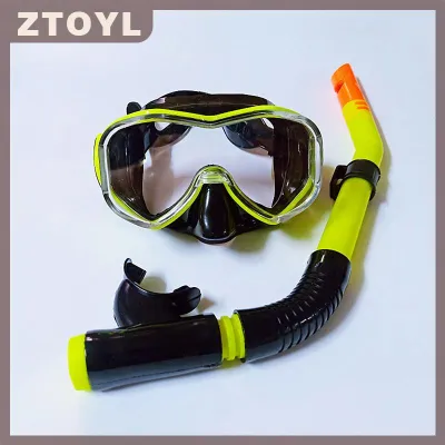 ZTOYL Chuyên Nghiệp Ống Thở Đặt Đầy Đủ Mặt Nạ Lặn Kính Thiết Bị Biển Sâu Phù Hợp Với Đầy Đủ Kính Cường Lực Khô Lặn Kính Dành Cho Người Lớn