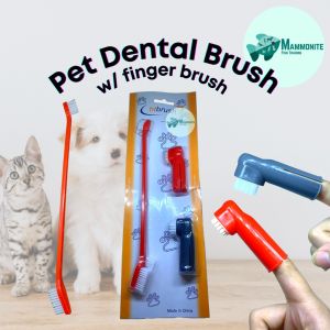 Bioline Pet Dental Care Set Toothbrush and Toothpaste with Finger Brush