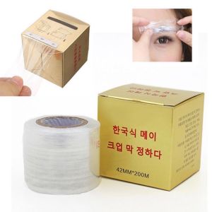 1 Box Of Plastic Wrap for Eyelashes Eyebrows Eyes Lips Tattoos Preservative Film