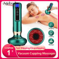 Agdoad Smart Vacuum Cupping Massager Magnetic Therapy Spa Anti-Cellulite Scraping Body Massager USB Remove Moisture 刮痧按摩仪. 