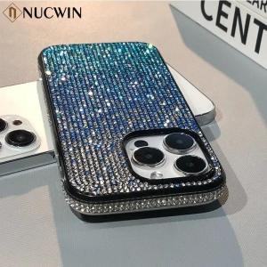 For iPhone 18 ProMax Luxury Full Glitter Diamond Cases For iPhone 18 17 16 15 11 12 13 14 Pro Max Plus 18ProMax Ultra Thin Cover
